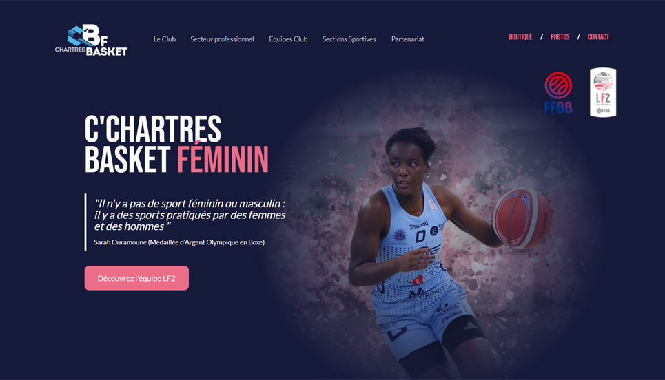 nouveau site internet du C'Chartres Basket Feminin -28
